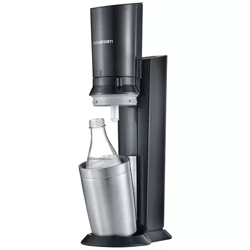 B-Ware Sodastream Wassersprudler Crystal 3.0 Titan Schwarz Edelstahl Defektware von Sodastream