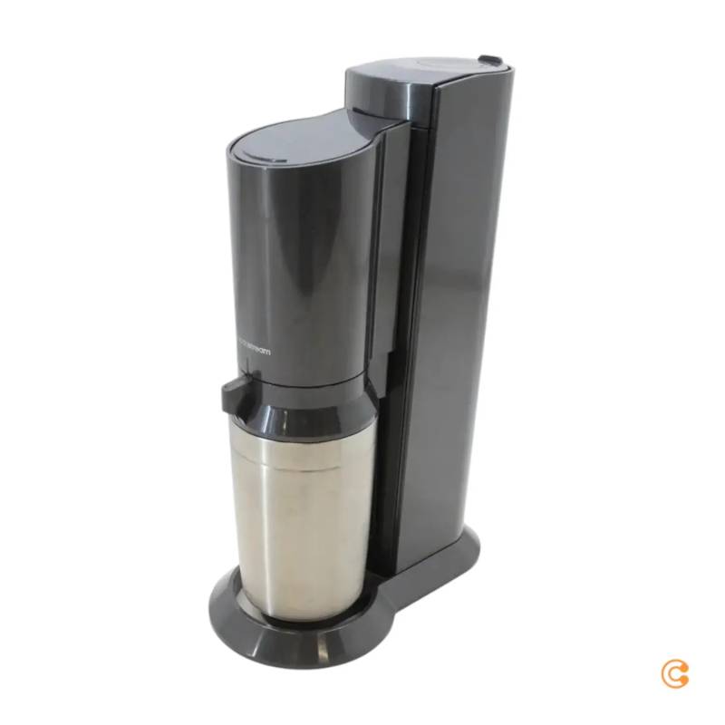 B-Ware Sodastream Wassersprudler Crystal 3.0 Titan Schwarz Glaskaraffe Siehe Text/Foto von Sodastream