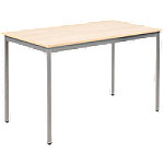 Sodematub Rechteckig Konferenztisch Hellbraun, Silber Eisen Silber 1.200 x 600 x 740 mm von Sodematub