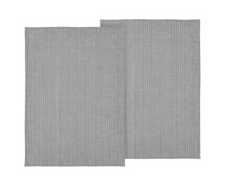 Geschirrtuch 2er-Set Organic Line Steingrau von Södahl