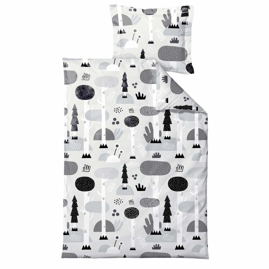 SÖDAHL Bettwäsche für Kinder 100x140cm Magic Forest black - Raumzutaten.de | Online Shop von Södahl