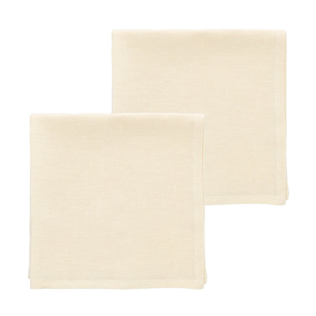 Servietten 2er-Set Pure Linen Ecru Servietten 2er-Set Pure Linen Ecru von Södahl