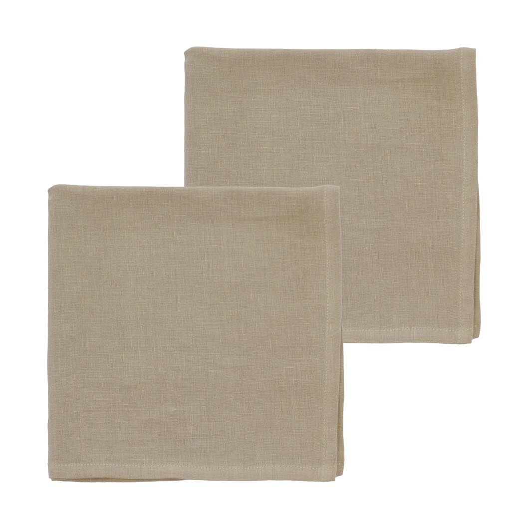Servietten 2er-Set Pure Linen Nature Servietten 2er-Set Pure Linen Nature von Södahl