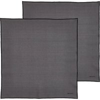 Södahl - Organic Stoffservietten, 50 x 50 cm, grau / schwarz (2er-Set) von Södahl