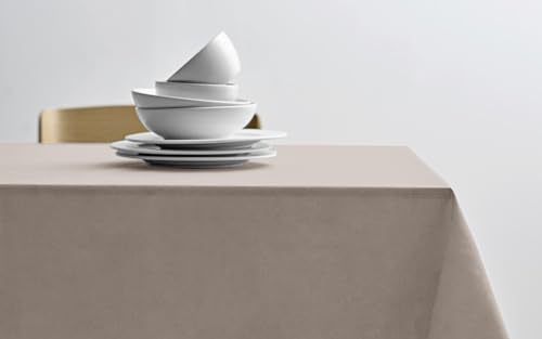 Södahl Pure Linen-Tischdecke aus 100% Leinen, Tischtuch, Leinentischdecke, 140 x 270 cm, Nature von Södahl