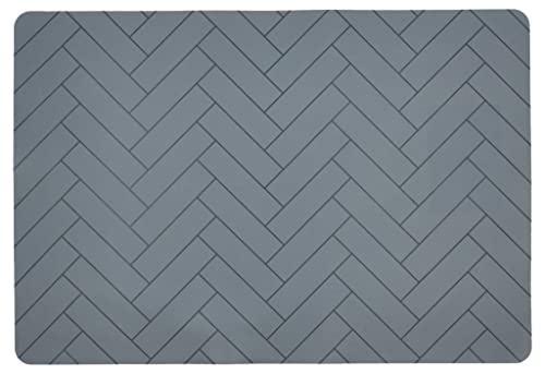 Södahl Tiles Tischset aus Silikon, 33 x 48 cm, China Blue von Södahl