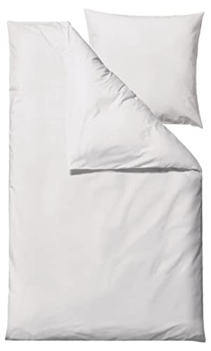 Södahl Organic Wave Bio Bettwäsche aus 100% Bio-Baumwolle, Set mit 1 Bettbezug 135 x 200 cm und 1 Kissenbezug 80 x 80 cm, Weiß Södahl Organic Wave Bio Bettwäsche aus 100% Bio-Baumwolle, Set mit 1 Bettbezug 135 x 200 cm und 1 Kissenbezug 80 x 80 cm, Weiß von Södahl