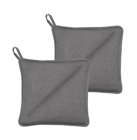 Topflappen 2er Set soft grey von Södahl