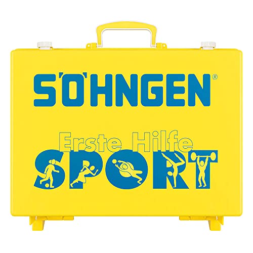 SÖHNGEN Erste-Hilfe-Koffer Multisport, DIN 13157, mit Wandhalterung, Art.-Nr. 301070 | Verbandskasten | Notfallkoffer | Erste Hilfe Kasten von Söhngen