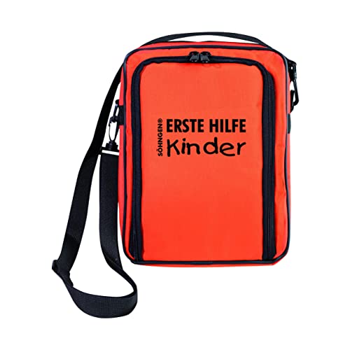 Söhngen Erste-Hilfe-Tasche SCOUT – Großer Wandertag (Verband Set für Kinder, aluderm – aluplast Strips, Maße 310x225x70 mm, Erste Hilfe Set, Kinder Verbandstoffe, Zeckenpinzette, Kältekompresse usw.) von Söhngen