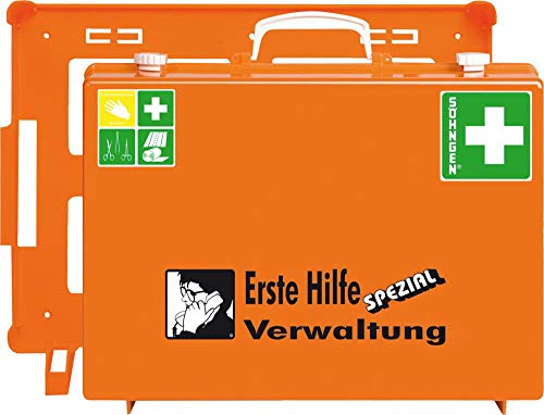 Söhngen Erste Hilfe Koffer MT-CD Verwaltung (mit Füllung, mit Wandhalterung, Koffer aus ABS Kunststoff) 0360110 von Söhngen