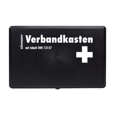 Verbandkasten KIEL, Kunststoff DIN EN 13157 schwarz von Söhngen