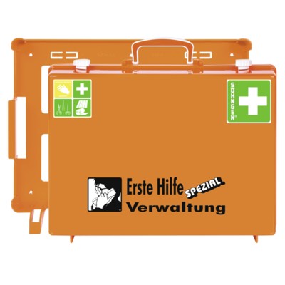 Verbandkasten SPEZIAL MT-CD Verwaltung, orange von Söhngen