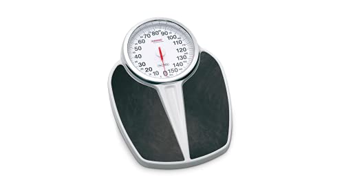 SOEHNLE PROFESSIONAL Mechanische Personenwaage 6163 Max. 160 kg/Große und übersichtliche Kreiszeigeranzeige/Robustes Gehäuse aus Stahl von Soehnle Professional