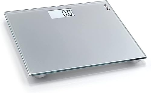 Exacta Digitale Personenwaage Comfort mit Ein- und Ausschaltfunktion, Körperwaage mit praktischer LCD-Anzeige, Waage für hohe Standsicherheit und großer Trittfläche aus Sicherheitsglas von Soehnle