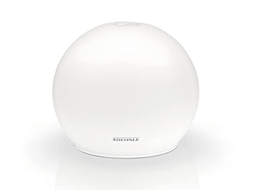 Soehnle Design Aroma Diffuser Venecia in Weiß mit Ultraschallvernebelungstechnik, Zerstäuber für eine Beduftung mit Wasser und Duftöl, Diffuser mit Farbwechsel Soehnle Design Aroma Diffuser Venecia in Weiß mit Ultraschallvernebelungstechnik, Zerstäuber für eine Beduftung mit Wasser und Duftöl, Diffuser mit Farbwechsel von Soehnle