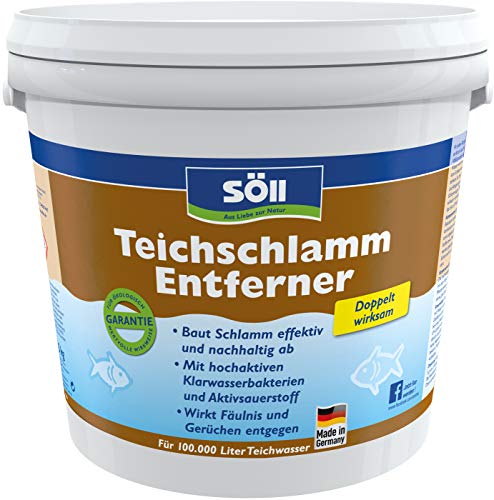 Söll 80637 TeichschlammEntferner 5 kg - biologischer Teichreiniger entfernt organischen Schlamm und Ablagerungen im Gartenteich Fischteich Schwimmteich Koiteich Söll 80637 TeichschlammEntferner 5 kg - biologischer Teichreiniger entfernt organischen Schlamm und Ablagerungen im Gartenteich Fischteich Schwimmteich Koiteich von Söll