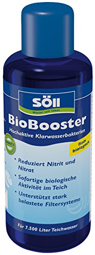 Söll 80809 BioBooster, 250 ml - hochaktive Klarwasserbakterien/unterstützt belastete Filtersysteme/erneuert das biologische Gleichgewicht im Gartenteich Fischteich Schwimmteich Koiteich von Söll