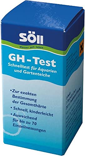 Söll 81358 GH-Test, 20 ml - Test zur Wasseranalyse, exakte Messung der Gesamthärte (GH-Wert), für Aquarien und Gartenteich Fischteich Schwimmteich von Söll