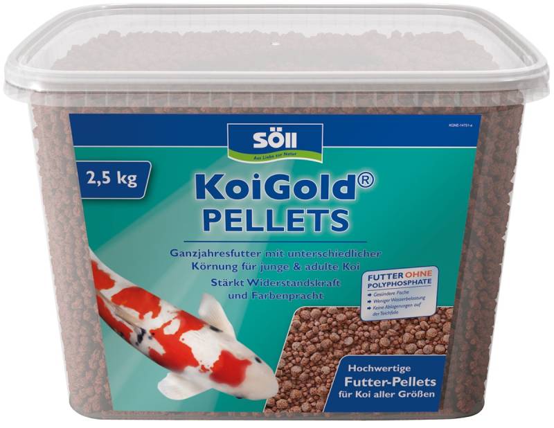 Söll KoiGold® Futter-Pellets 2,4 kg von Söll