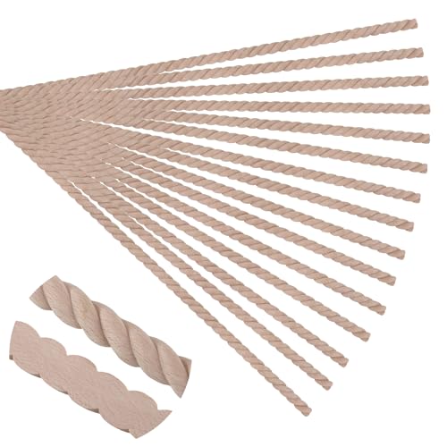 Soengsau Ovolo Zierleisten aus unlackiertem Holz, 40 cm, einfach zu bemalen, niedliche dekorative Zierleiste, Bastelarbeiten, für Möbelrahmen, Spiegelkanten, Wände, Türen, Schränke, Kommoden, Regale Soengsau Ovolo Zierleisten aus unlackiertem Holz, 40 cm, einfach zu bemalen, niedliche dekorative Zierleiste, Bastelarbeiten, für Möbelrahmen, Spiegelkanten, Wände, Türen, Schränke, Kommoden, Regale von Soengsau