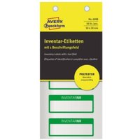 Avery Zweckform Inventaretikett 6908 PES 50x20mm si/gn 50 St./Pack. von Avery Zweckform