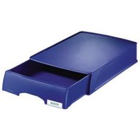 Leitz Briefablage Plus 52100035 DIN A4 stapelbar PS blau von Leitz