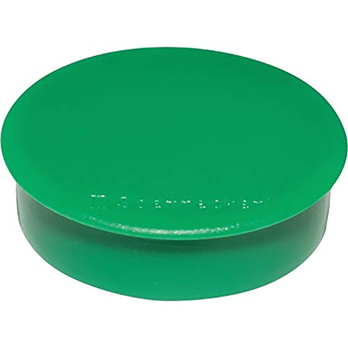 Magnet-Kreis 38mm grün Haftkraft 2.5kg Packung 10 Magnete (4882) von Soennecken