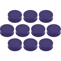 Magnetoplan Ergo-Magnete, large, violett, Pack a 10 Stück von Soennecken