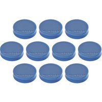 Magnetoplan Ergo-Magnete, medium, dunkelblau, Pack a 10 Stück von Soennecken