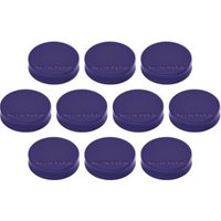 Magnetoplan Ergo-Magnete, medium, violett, Pack a 10 Stück von Soennecken