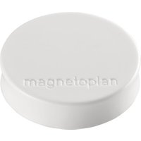 Magnetoplan Ergo-Magnete, medium, weiß, Pack a 10 Stück von Soennecken