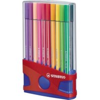 STABILO Fasermaler pen 68 ColorParade 1mm sort. 20 St./Pack. von Stabilo