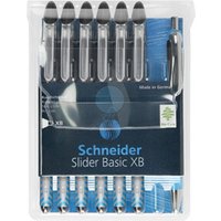 Schneider Kugelschreiber Slider XB 50-151276 schwarz 6 St./Pack. von Schneider Schreibgeräte
