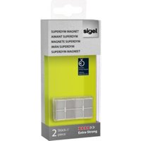 Sigel Magnet SuperDym C10 GL704 Cube 20x10x20mm silber 2 St./Pack. von Sigel