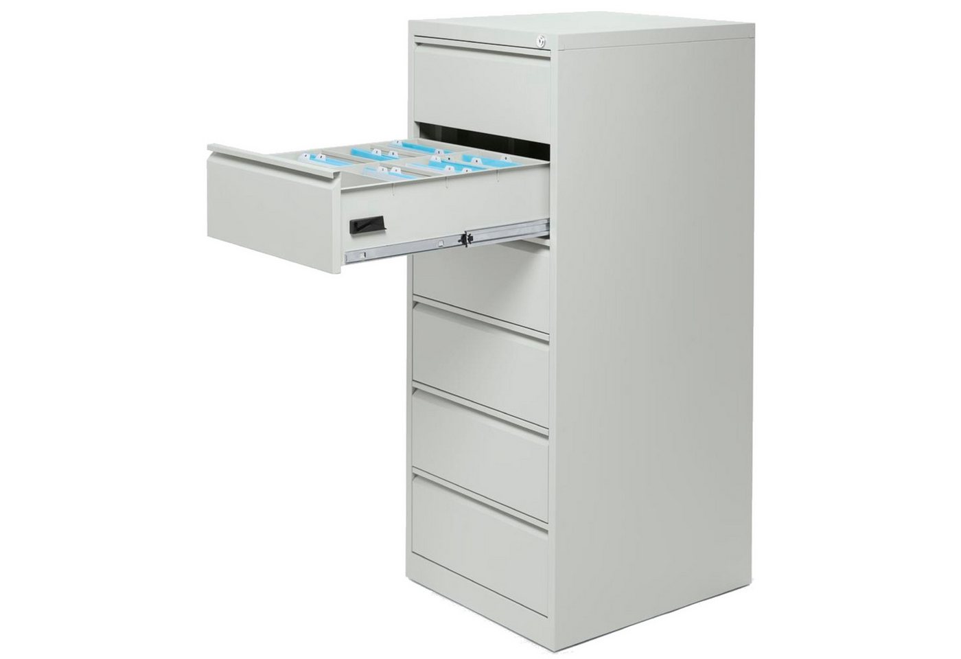 Soennecken Hängeschuhschrank Karteikartenschrank 6 Schübe 2bahnig 530x1320x620mm lichtgrau Soennecken Hängeschuhschrank Karteikartenschrank 6 Schübe 2bahnig 530x1320x620mm lichtgrau von Soennecken