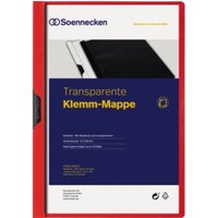 Soennecken Klemmmappe 3316 DIN A4 bis 30Blatt PVC rot von Soennecken