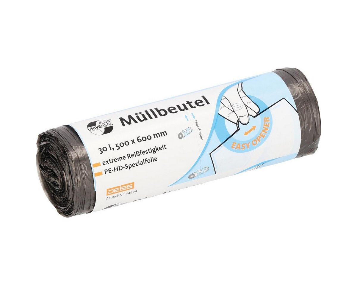 Soennecken Papierkorb Müllsack 30l 6mic grau 50 St./Pack. von Soennecken