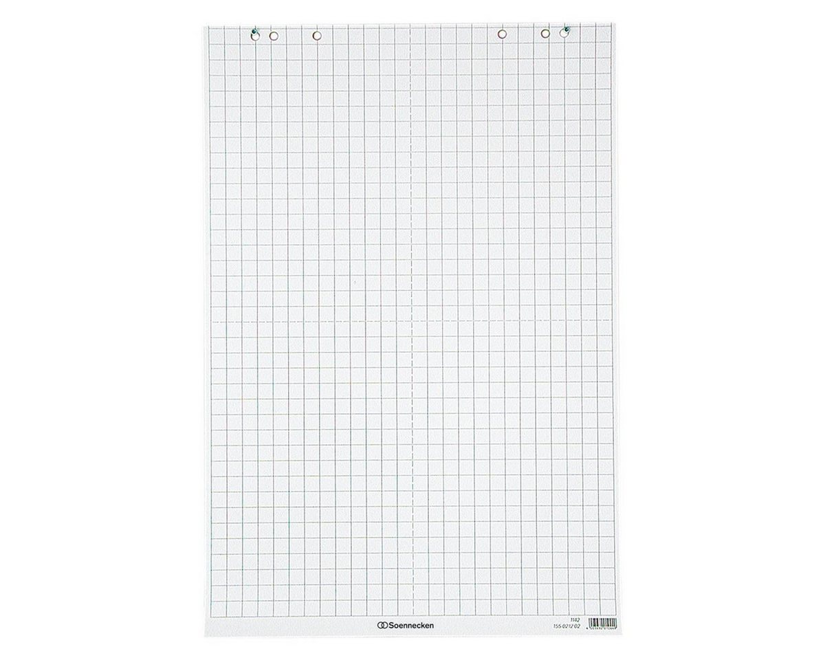 Soennecken Schaschlikspieße Soennecken Flipchartblock 1138 68x99cm 20Bl. kariert 5 St./Pack. von Soennecken