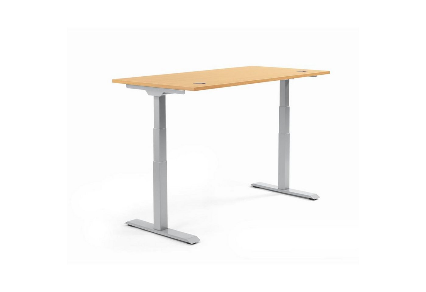 Soennecken Schreibtisch Schreibtisch 1200x605-1255x800mm Platte Buche Gestell silber Soennecken Schreibtisch Schreibtisch 1200x605-1255x800mm Platte Buche Gestell silber von Soennecken