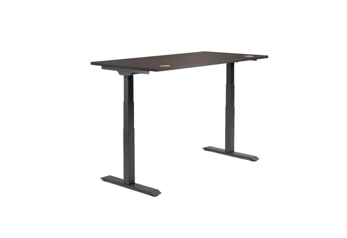 Soennecken Schreibtisch Schreibtisch 1200x605-1255x800mm Platte Eiche dunkel Gestell schwarz Soennecken Schreibtisch Schreibtisch 1200x605-1255x800mm Platte Eiche dunkel Gestell schwarz von Soennecken