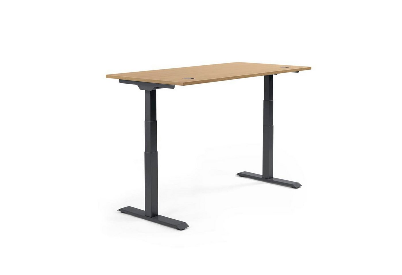 Soennecken Schreibtisch Schreibtisch 1200x605-1255x800mm Platte Eiche hell Gestell schwarz Soennecken Schreibtisch Schreibtisch 1200x605-1255x800mm Platte Eiche hell Gestell schwarz von Soennecken