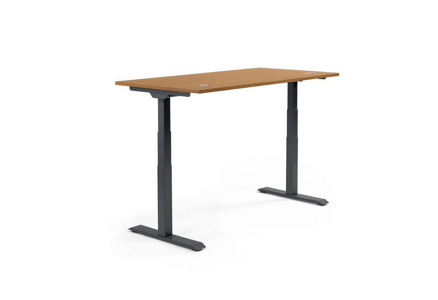 Soennecken Schreibtisch Schreibtisch 1200x605-1255x800mm Platte Nuss Gestell schwarz Soennecken Schreibtisch Schreibtisch 1200x605-1255x800mm Platte Nuss Gestell schwarz von Soennecken