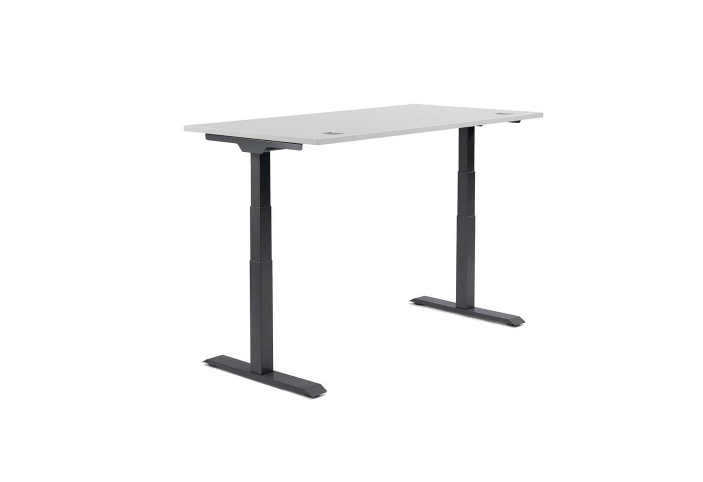Soennecken Schreibtisch Schreibtisch 1200x605-1255x800mm Platte lichtgrau Gestell schwarz Soennecken Schreibtisch Schreibtisch 1200x605-1255x800mm Platte lichtgrau Gestell schwarz von Soennecken