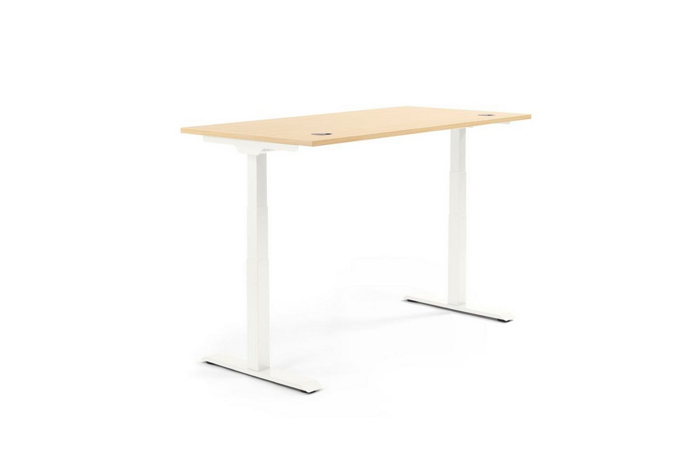 Soennecken Schreibtisch Schreibtisch 1600x605-1255x800mm Platte Ahorn Gestell weiß Soennecken Schreibtisch Schreibtisch 1600x605-1255x800mm Platte Ahorn Gestell weiß von Soennecken