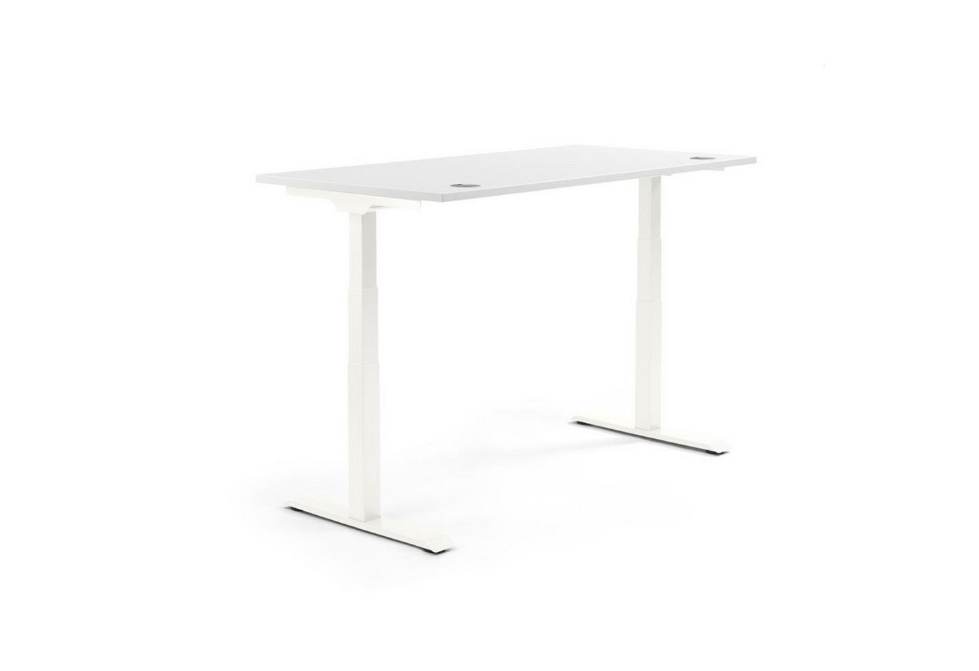 Soennecken Schreibtisch Schreibtisch 2000x605-1255x800mm Platte weiß Gestell weiß Soennecken Schreibtisch Schreibtisch 2000x605-1255x800mm Platte weiß Gestell weiß von Soennecken