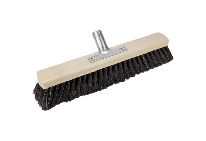 Soennecken Straßenbesen Saalbesen Haarmischung 40cm mit Metallstielhalter von Soennecken