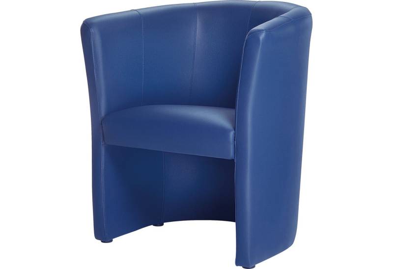 Soennecken Stuhl Sessel Kunstleder 690x770x630mm dunkelblau von Soennecken