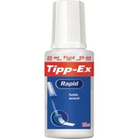 Tipp-Ex Korrekturflüssigkeit Rapid 8119143 schnelltrocknend 25ml weiß von Diverse
