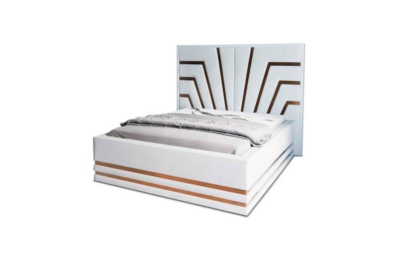 Sofa Dreams Boxspringbett Cecina (6 Teile), Kunstleder Bett modern, Matratze, Topper, mehrere Liegemaße verfügbar von Sofa Dreams